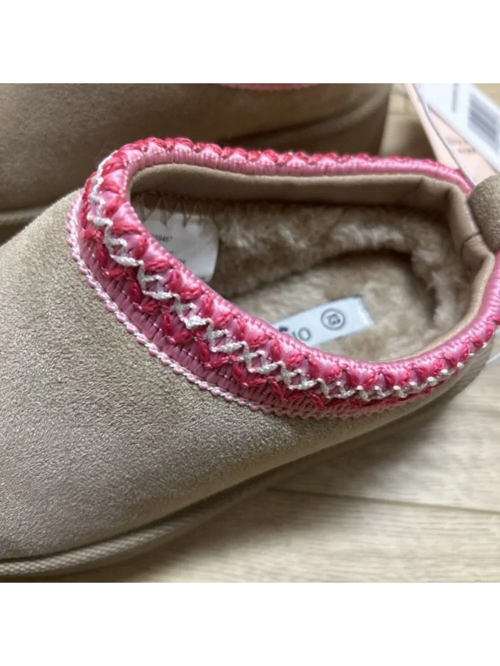 Olivia & Kate Girl’s Slip-On Taupe Wedge Shoes Size 13 Brand New No Box - Picture 2 of 6
